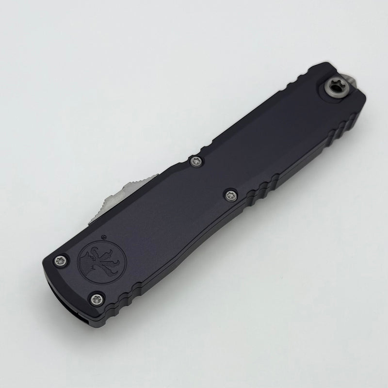 Microtech Ultratech Gen IV S/E Stonewash Standard w/ Graphite Handle 11214-10GP