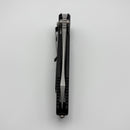 Microtech Socom Elite Manual Tanto Stonewash Partial Serrated & Black 161-11 (Consignment)