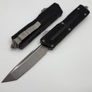 Microtech Scarab 2 Gen 3 Apocalyptic Spine Fluted Tanto w/ Black Handle 1279-10AP
