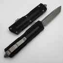 Microtech Scarab 2 Gen 3 Apocalyptic Spine Fluted Tanto w/ Black Handle 1279-10AP