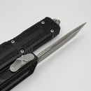 Microtech Scarab 2 Gen 3 Apocalyptic Spine Fluted Tanto w/ Black Handle 1279-10AP