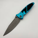 Microtech Socom Elite S/E Manual Turquoise Apocalyptic Standard 160-10APTQ (Consignment)
