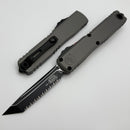 Microtech Ultratech ZBP T/E Tactical Full Serrated w/ Natural Clear Handle 1123-3NC