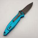 Microtech Socom Elite S/E Manual Turquoise Apocalyptic Standard 160-10APTQ (Consignment)