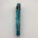 Microtech Socom Elite S/E Manual Turquoise Apocalyptic Standard 160-10APTQ (Consignment)
