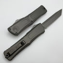 Microtech Knives Combat Troodon Gen III Apocalyptic F/S Tanto w/ Natural Clear Handle 1144-12APNC