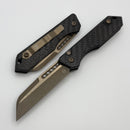 Heretic Knives Jinn Auto w/ Carbon Fiber Handles & Bronze MagnaCut H113-7A-CF