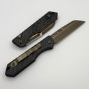 Heretic Knives Jinn Auto w/ Carbon Fiber Handles & Bronze MagnaCut H113-7A-CF