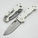 Demko Knives MG AD20 Exclusive Drop Point MagnaCut & White G-10 Handles