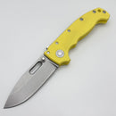 Demko Knives MG AD20 Exclusive Drop Point MagnaCut & Yellow G-10 Handles