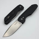 Pro-Tech Vero Designs Synapse Auto w/ Black Canvas Micarta/Aluminum Handle & MagnaCut VERO1211-BLK MIC