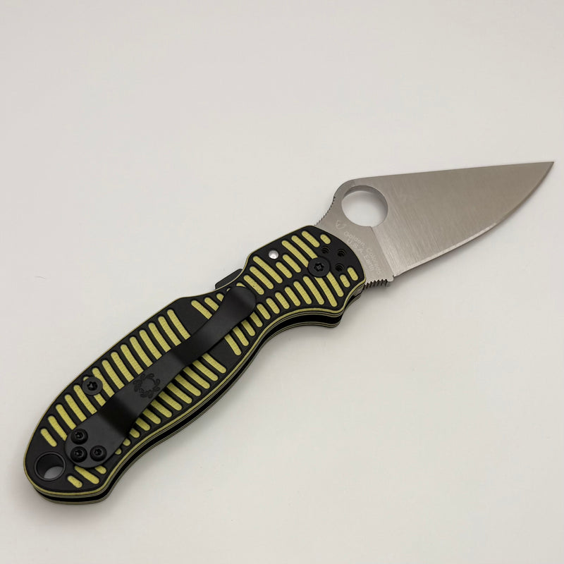 Spyderco Para 3 Black/Yellow G-10 Handles w/ MagnaCut C223GBKYLMCP