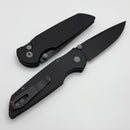 Pro-Tech TR-3 Integrity Manual Black Aluminum Handles w/ DLC S35 INT103