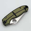 Spyderco Para 3 Black/Yellow G-10 Handles w/ MagnaCut C223GBKYLMCP