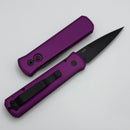 Pro-Tech Godson w/ Purple Handle & Black 154-CM Blade 721-Purple