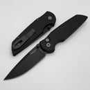 Pro-Tech TR-3 Integrity Manual Black Relic Aluminum Handles w/ DLC S35 INT106