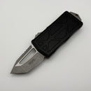 Factory Blem Microtech Exocet T/E Tanto Apocalyptic Standard & Black 158-10AP