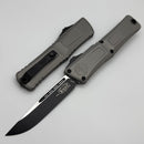 Microtech Knives Combat Troodon Gen III Black S/E w/ "Titanium Gray" Aluminum Handle 1143-1TG
