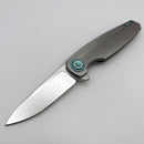 Holt Bladeworks Morpheus w/ Burnished Feather Titanium Handles & M390 Near Mirror 1825