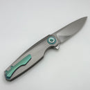 Holt Bladeworks Morpheus w/ Burnished Feather Titanium Handles & M390 Near Mirror 1825