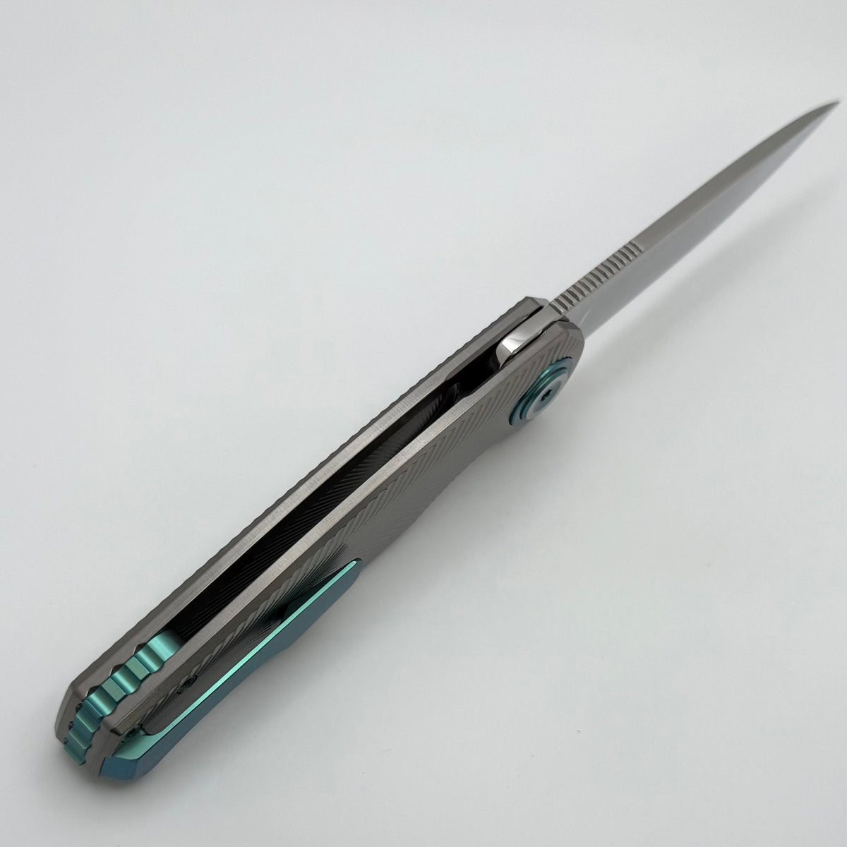 Holt Bladeworks Morpheus w/ Burnished Feather Titanium Handles & M390