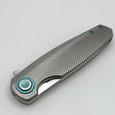 Holt Bladeworks Morpheus w/ Burnished Feather Titanium Handles & M390 Near Mirror 1825