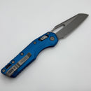 Microtech Knives MSI RAM LOK Blue Fluted Aluminum & Apocalyptic M390MK 210-10APFLBL