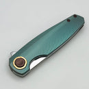 Holt Bladeworks Morpheus w/ Burnished Feather Titanium Handles & M390 Near Mirror 1823