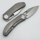 Yan Knives Chevron - Titanium Handles & MagnaCut