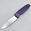 Holt Bladeworks Outlaw w/ Burnished Feather Titanium Handles & Near Mirror M390 83