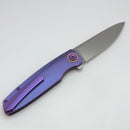 Holt Bladeworks Outlaw w/ Burnished Feather Titanium Handles & Near Mirror M390 83