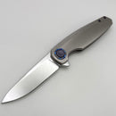 Holt Bladeworks Morpheus w/ Burnished Feather Titanium Handles & M390 Near Mirror 1821