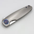 Holt Bladeworks Morpheus w/ Burnished Feather Titanium Handles & M390 Near Mirror 1821