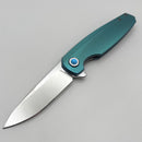 Holt Bladeworks Morpheus w/ Burnished Feather Titanium Handles & M390 Near Mirror 1816