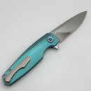 Holt Bladeworks Morpheus w/ Burnished Feather Titanium Handles & M390 Near Mirror 1816