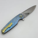 Holt Bladeworks Morpheus w/ Burnished Blizzard Titanium Handles & M390 Near Mirror 1817