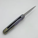 Holt Bladeworks Morpheus w/ Burnished Blizzard Titanium Handles & M390 Near Mirror 1817