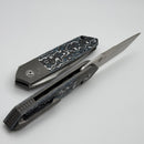 Mechforce Peter Carey Collab Roadster w/ Forest Blue Fat Carbon Inlaid Titanium Handles & M390
