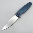Holt Bladeworks Outlaw w/ Burnished Feather Titanium Handles & Stonewash Near Mirror M390
