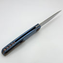 Holt Bladeworks Outlaw w/ Burnished Feather Titanium Handles & Stonewash Near Mirror M390