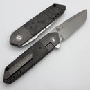 Mechforce Peter Carey Collab Roadster w/ Black Dunes Fat Carbon Inlaid Titanium Handles & M390