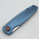 Holt Bladeworks Outlaw w/ Burnished Feather Titanium Handles & Stonewash Near Mirror M390