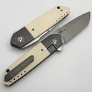 Mechforce Peter Carey Collab Roadster w/ Ivory-G10 Inlaid Titanium Handle  & M390