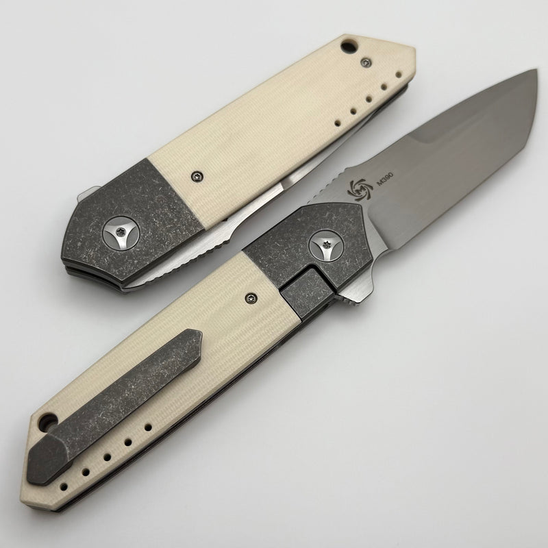 Mechforce Peter Carey Collab Roadster w/ Ivory-G10 Inlaid Titanium Handle  & M390