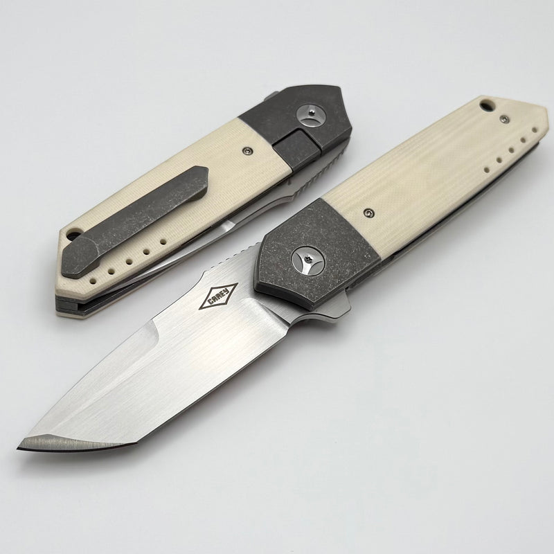 Mechforce Peter Carey Collab Roadster w/ Ivory-G10 Inlaid Titanium Handle  & M390