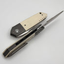 Mechforce Peter Carey Collab Roadster w/ Ivory-G10 Inlaid Titanium Handle  & M390