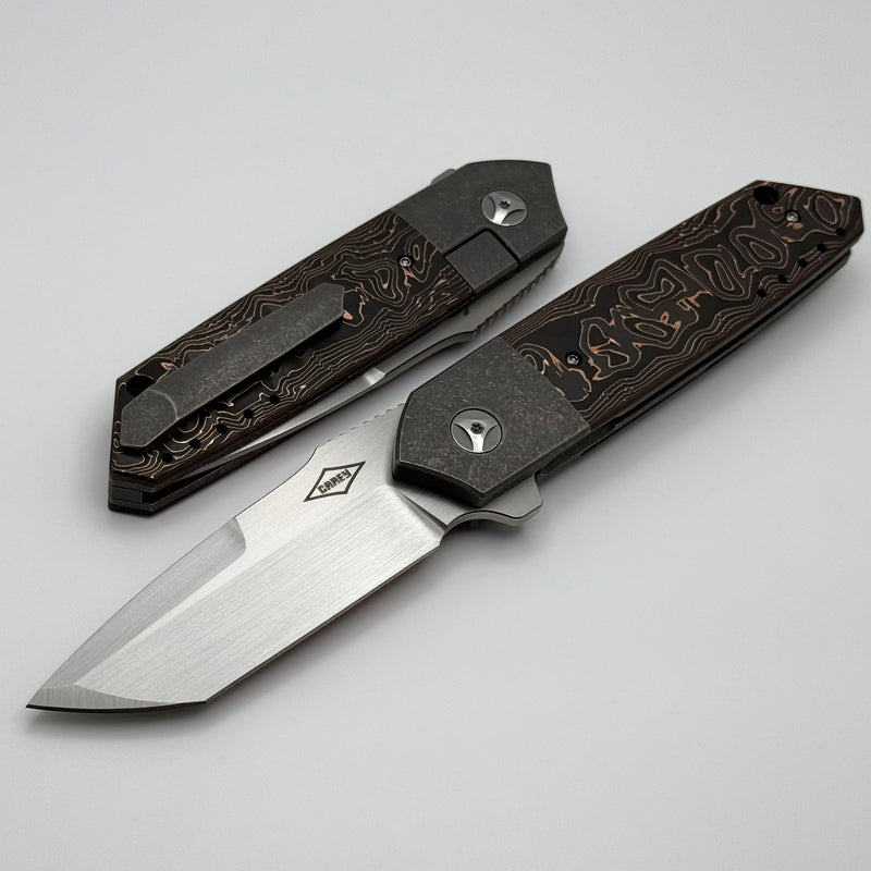 Mechforce Peter Carey Collab Roadster w/ Copper Carbon Fiber Inlaid Titanium Handles & M390