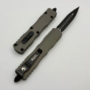 Microtech Dirac D/E Full Serrated & Natural Clear 225-3NC