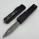 Microtech UTX-85 Gen IV w/ Black Handle & Full Serrated Apocalyptic D/E M390MK 12324-12AP