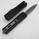 Microtech UTX-85 Gen IV w/ Black Handle & Full Serrated Apocalyptic D/E M390MK 12324-12AP
